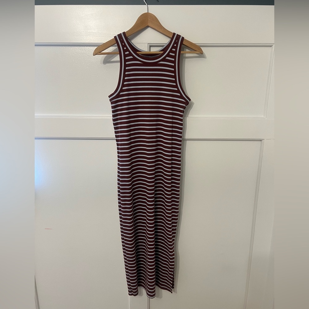 Free Assembly Striped Midi Dress